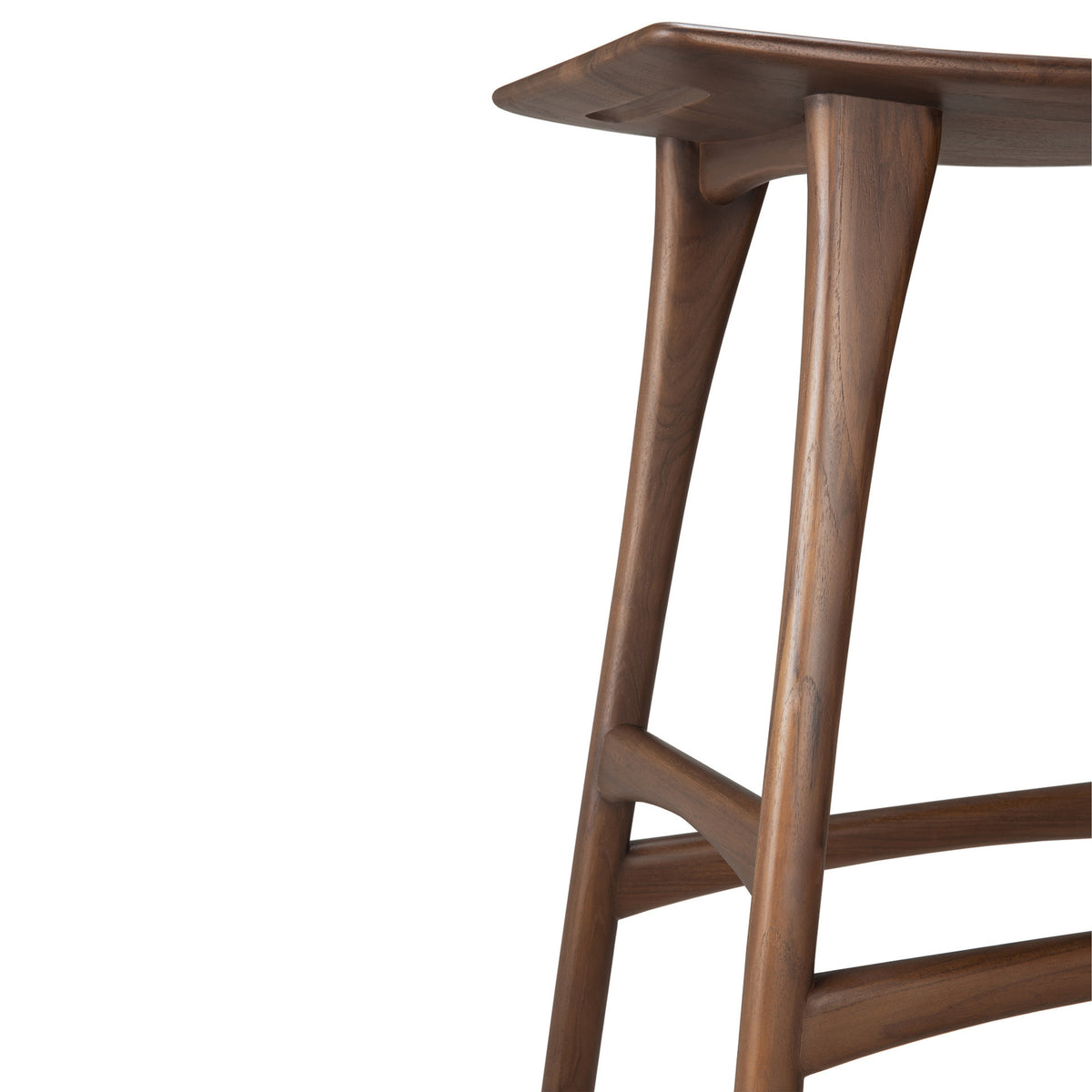Osso Counter Stool - Varnished Teak