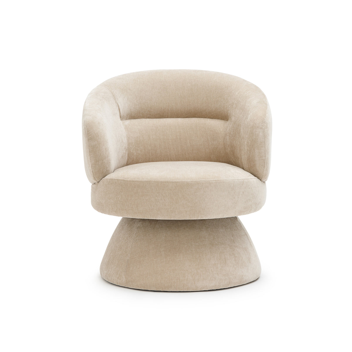 Gwen Swivel Chair - Latte