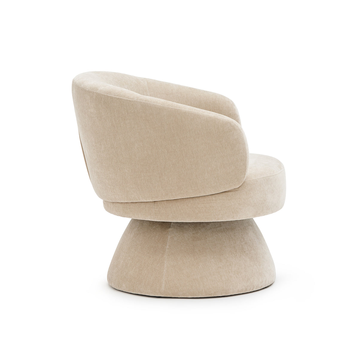Gwen Swivel Chair - Latte