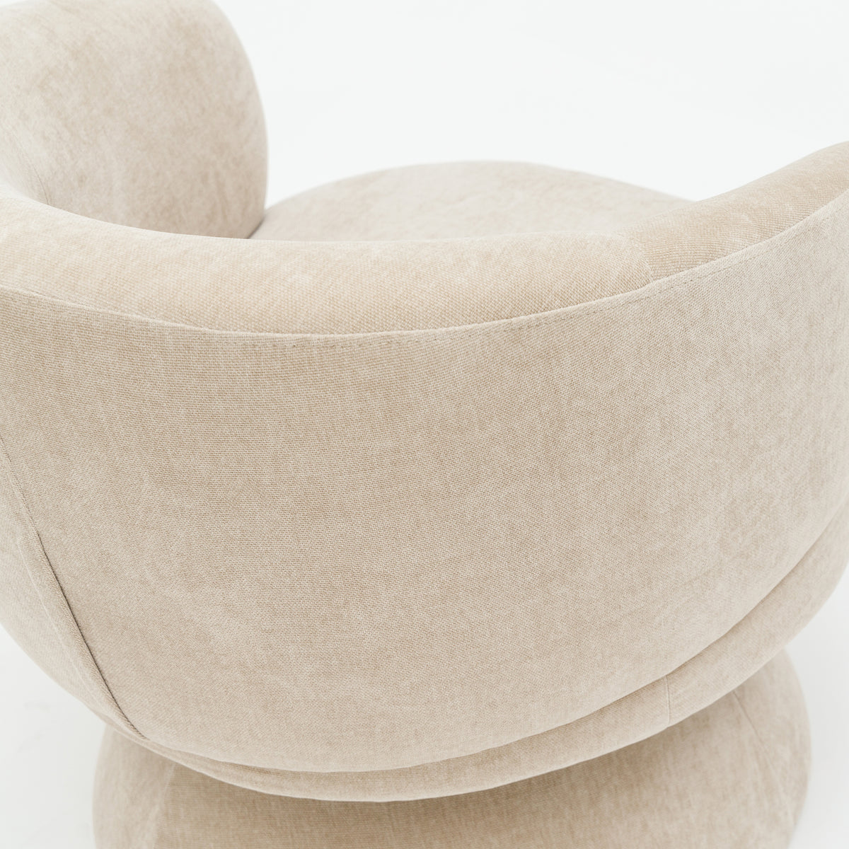 Gwen Swivel Chair - Latte