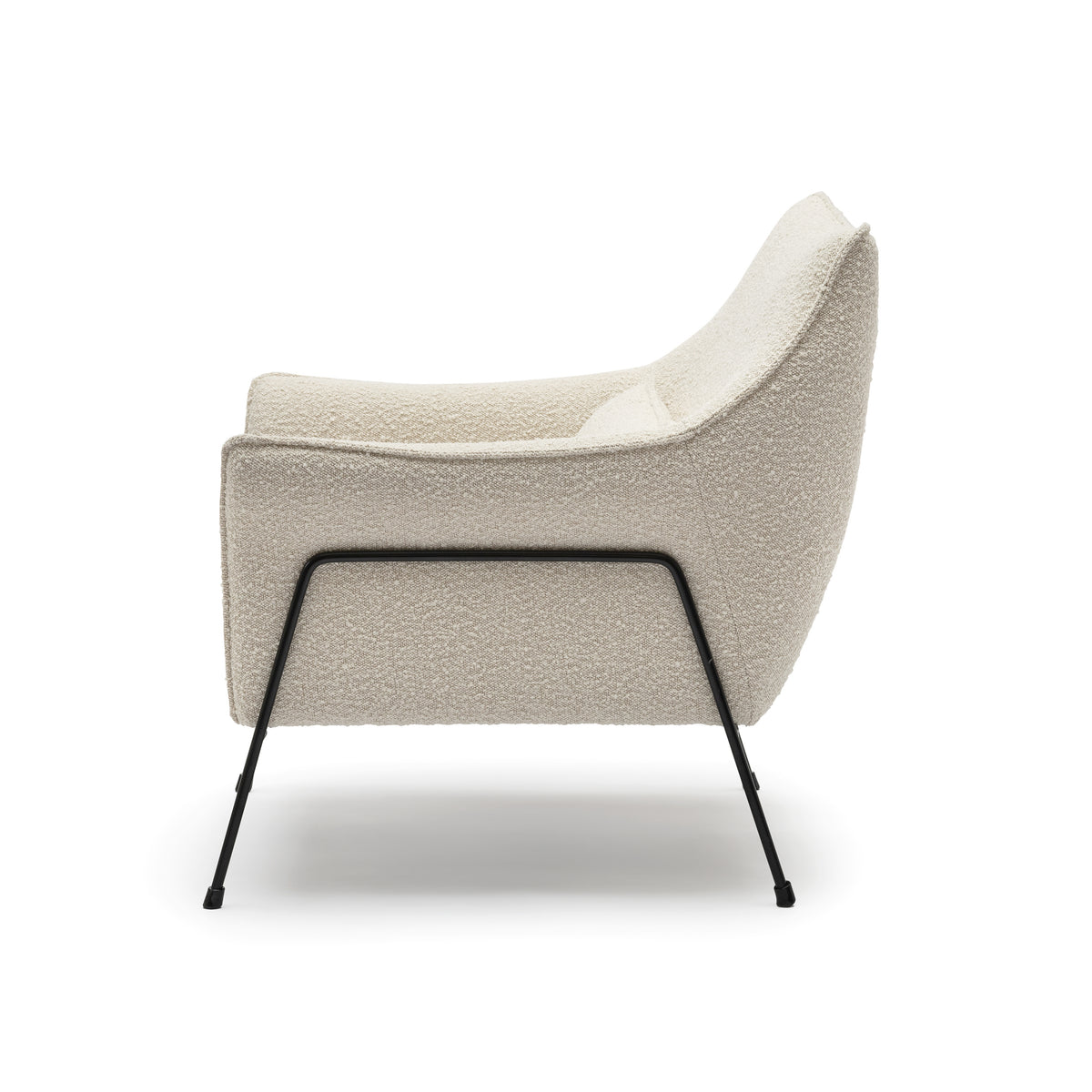 Kubik Accent Chair - Ivory Boucle