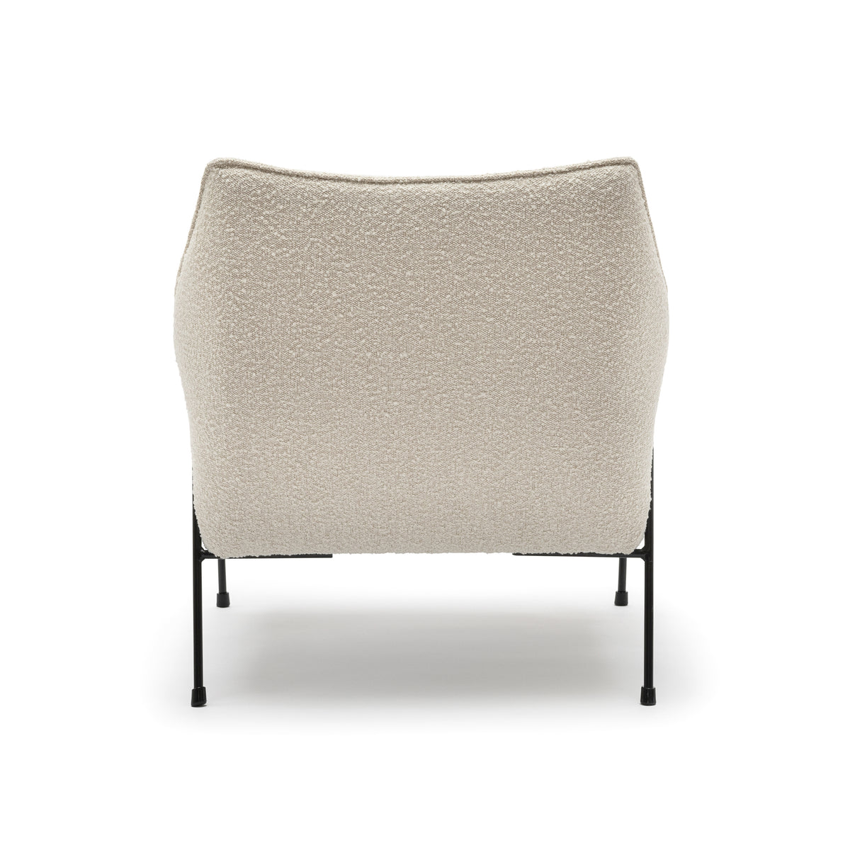 Kubik Accent Chair - Ivory Boucle