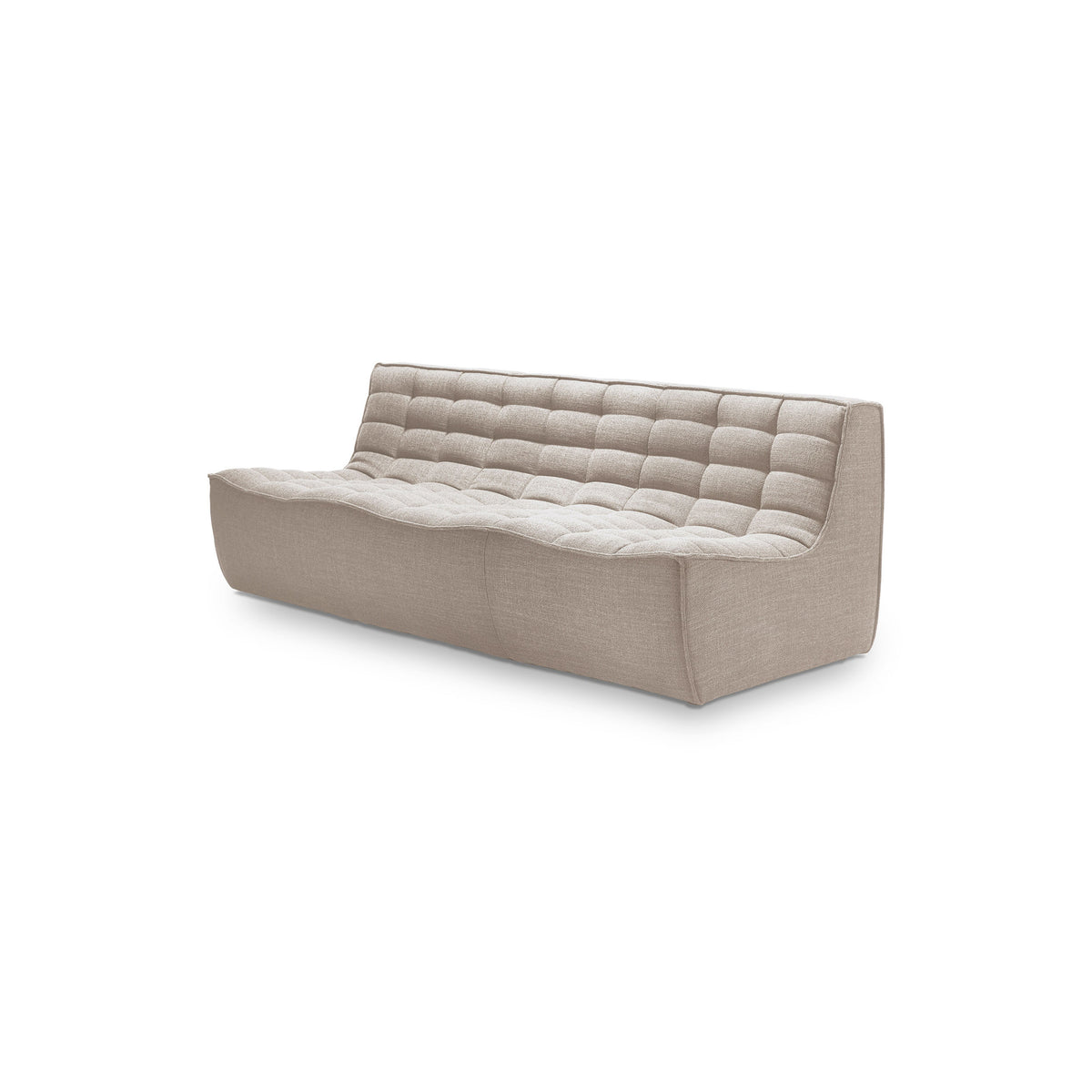 N701 Sofa - Beige - 3 Seater