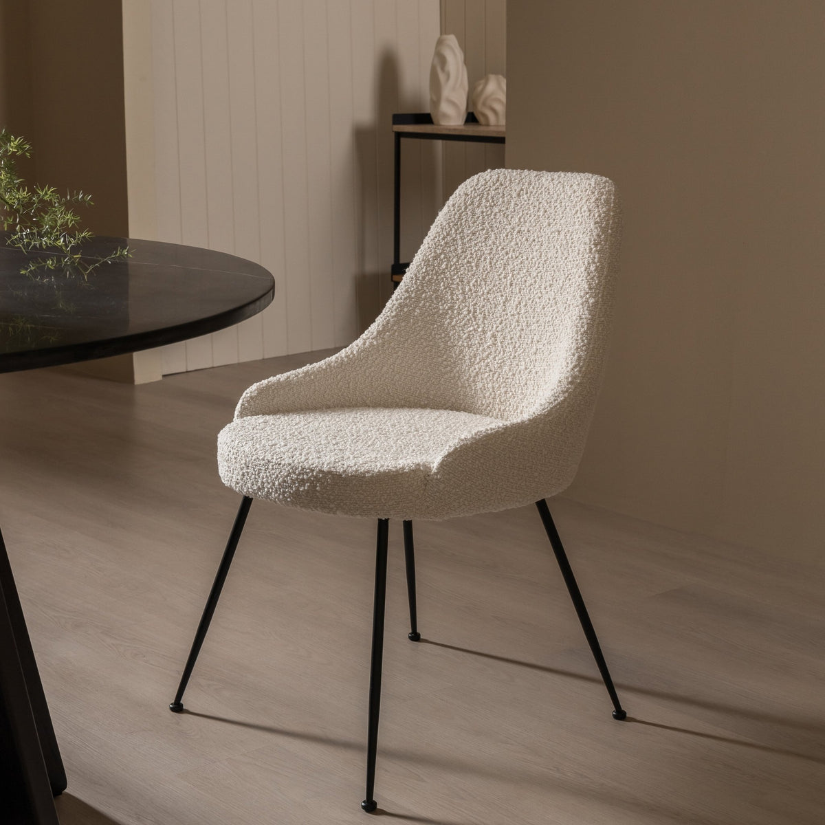 Albany Chair - Cotton Boucle