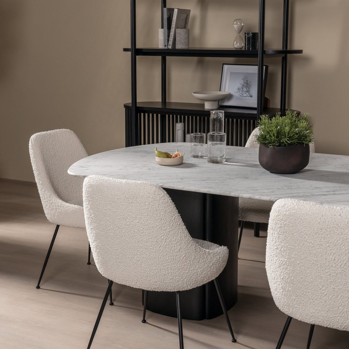 Albany Chair - Cotton Boucle