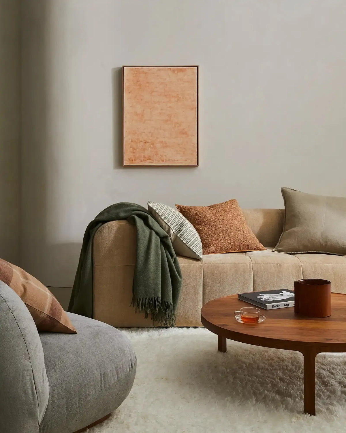 Alberto Boucle 50Cm Cushion - Copper