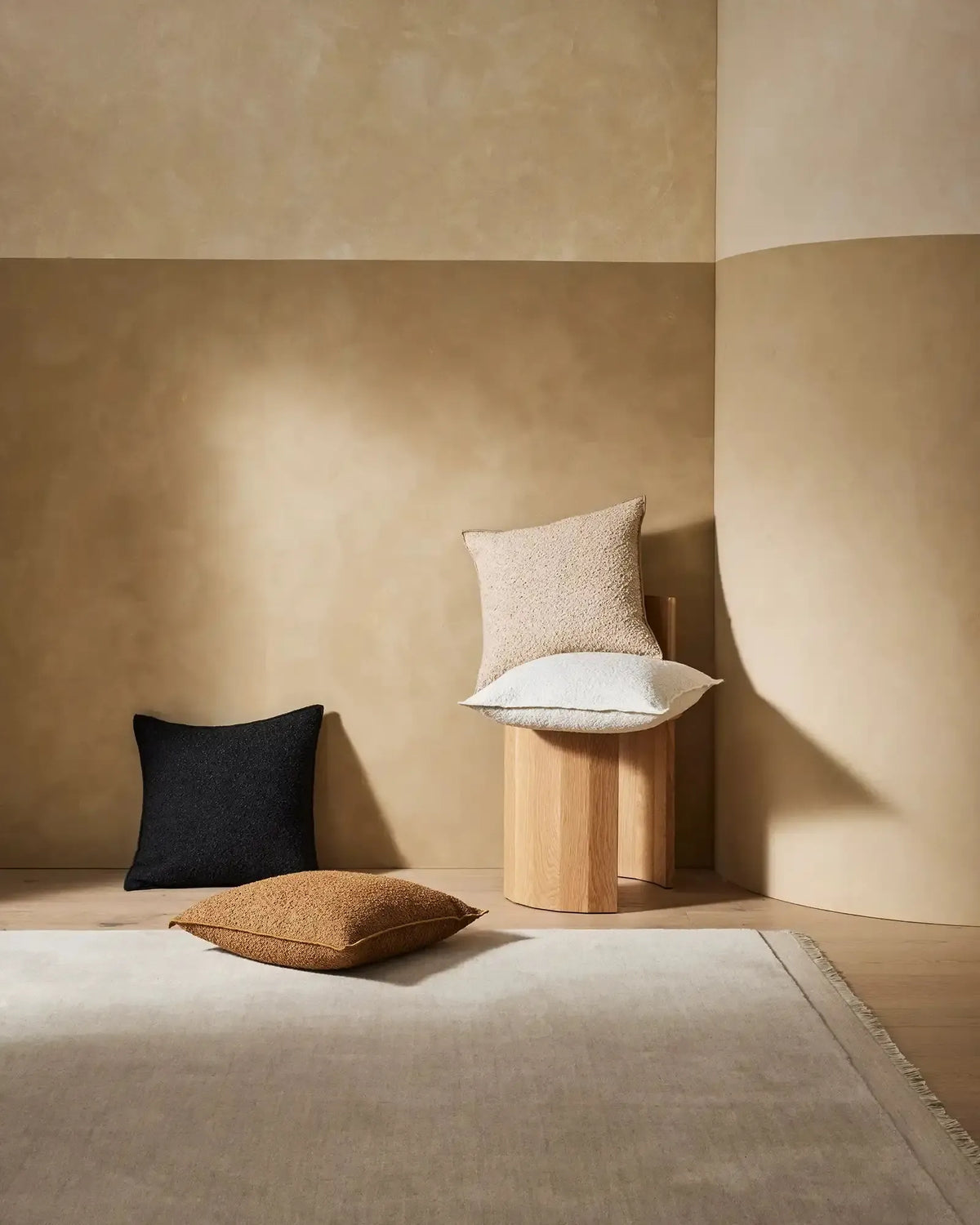 Alberto Boucle 50Cm Cushion - Copper