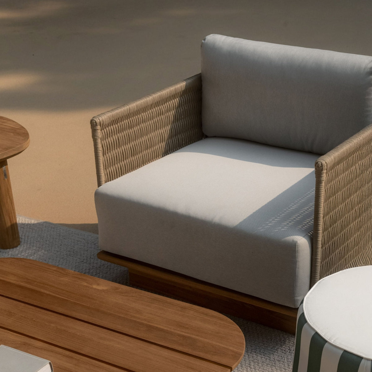 Alder Lounge Chair - Outdoor Occasional Chairs Loom Collection Loom Collection Dubai