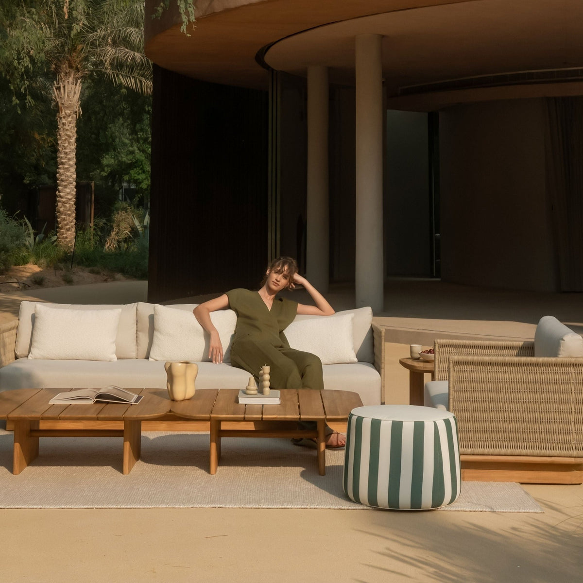 Alder Sofa - Outdoor Sofas Loom Collection Loom Collection Dubai