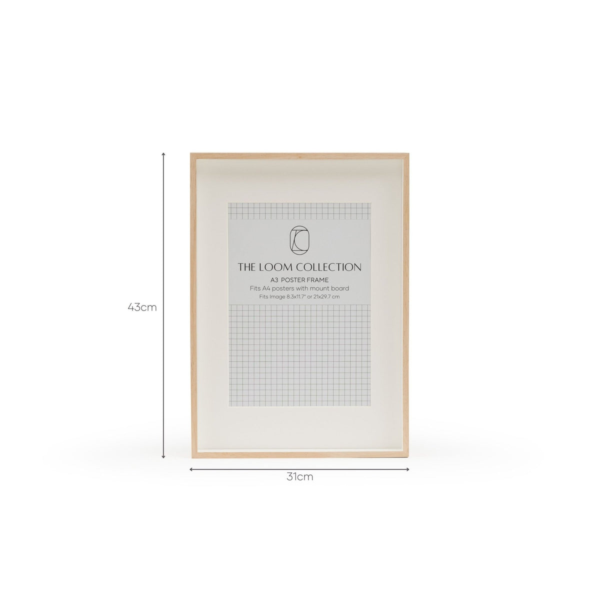 Amara A3 Poster Frame - Posters & Picture Frames Loom Collection Loom Collection Dubai