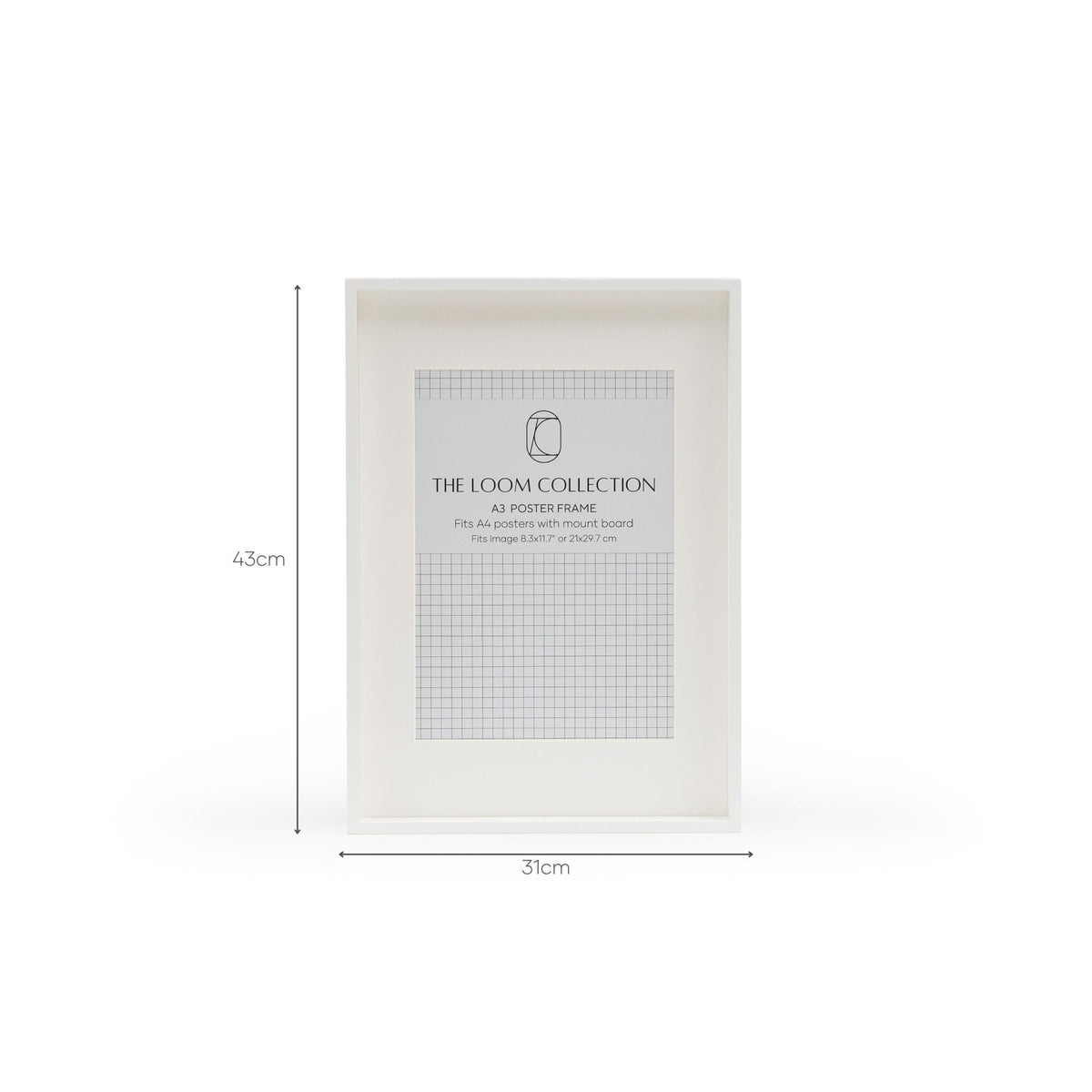 Amara A3 Poster Frame - Posters & Picture Frames Loom Collection Loom Collection Dubai