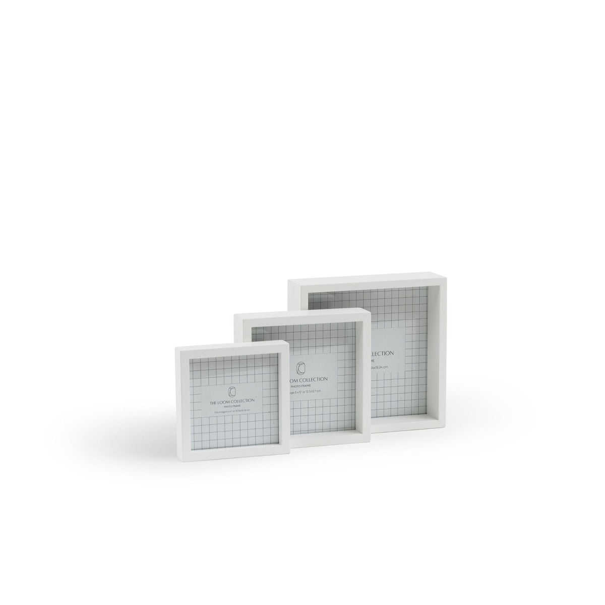 Amara Set Of 3 Frames - White - Posters & Picture Frames Loom Collection Loom Collection Dubai