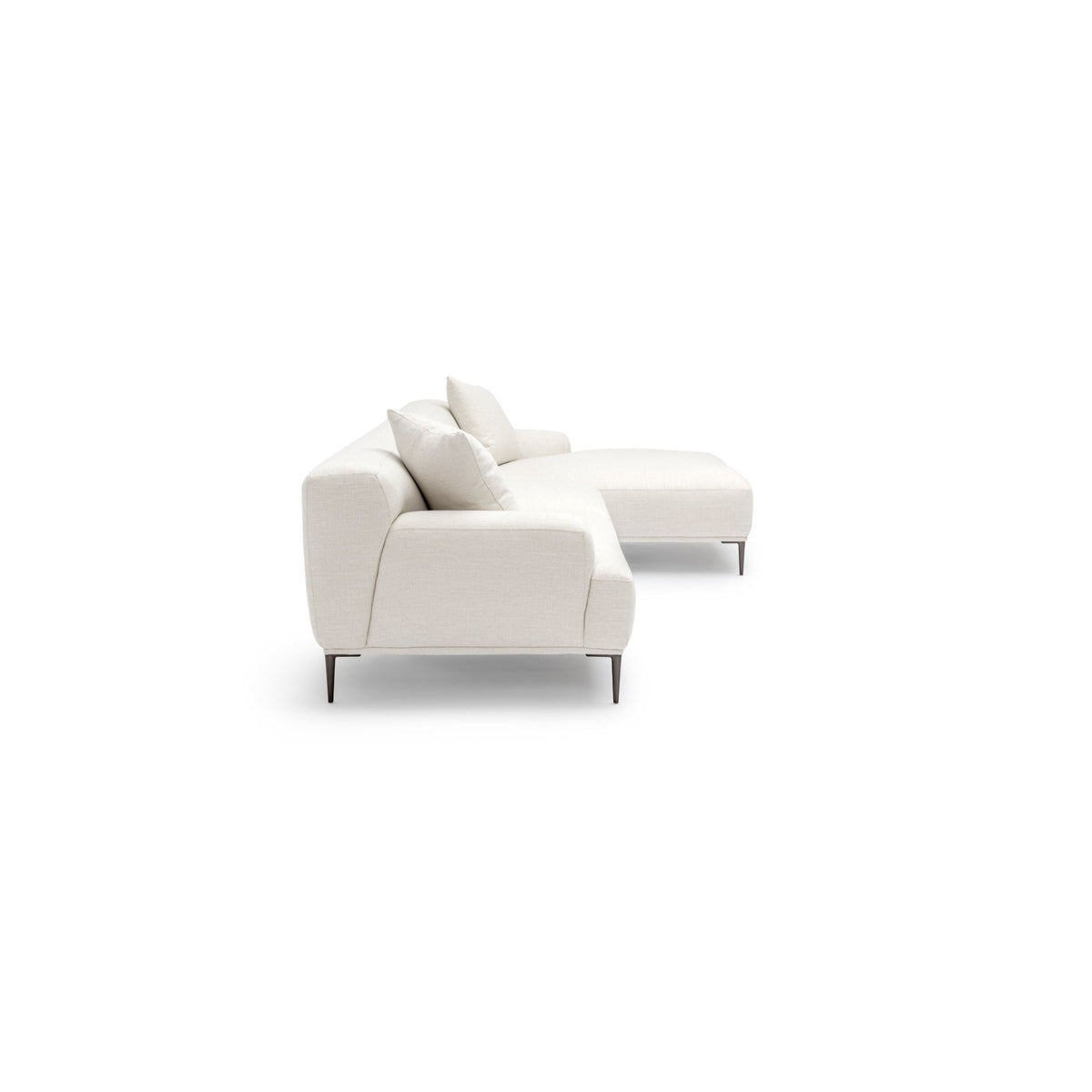Amelia Extra Large L - Shaped Sofa - Canvas White - Sectional Sofas Loom Collection Loom Collection Dubai