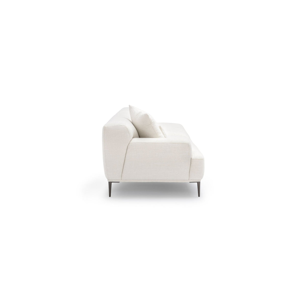 Amelia Open End Sofa - Canvas White - Sectional Sofas Loom Collection Loom Collection Dubai