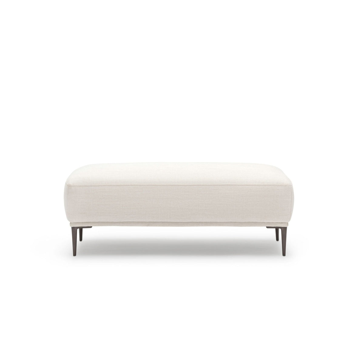 Amelia Ottoman - Canvas White - Ottomans Loom Collection Loom Collection Dubai
