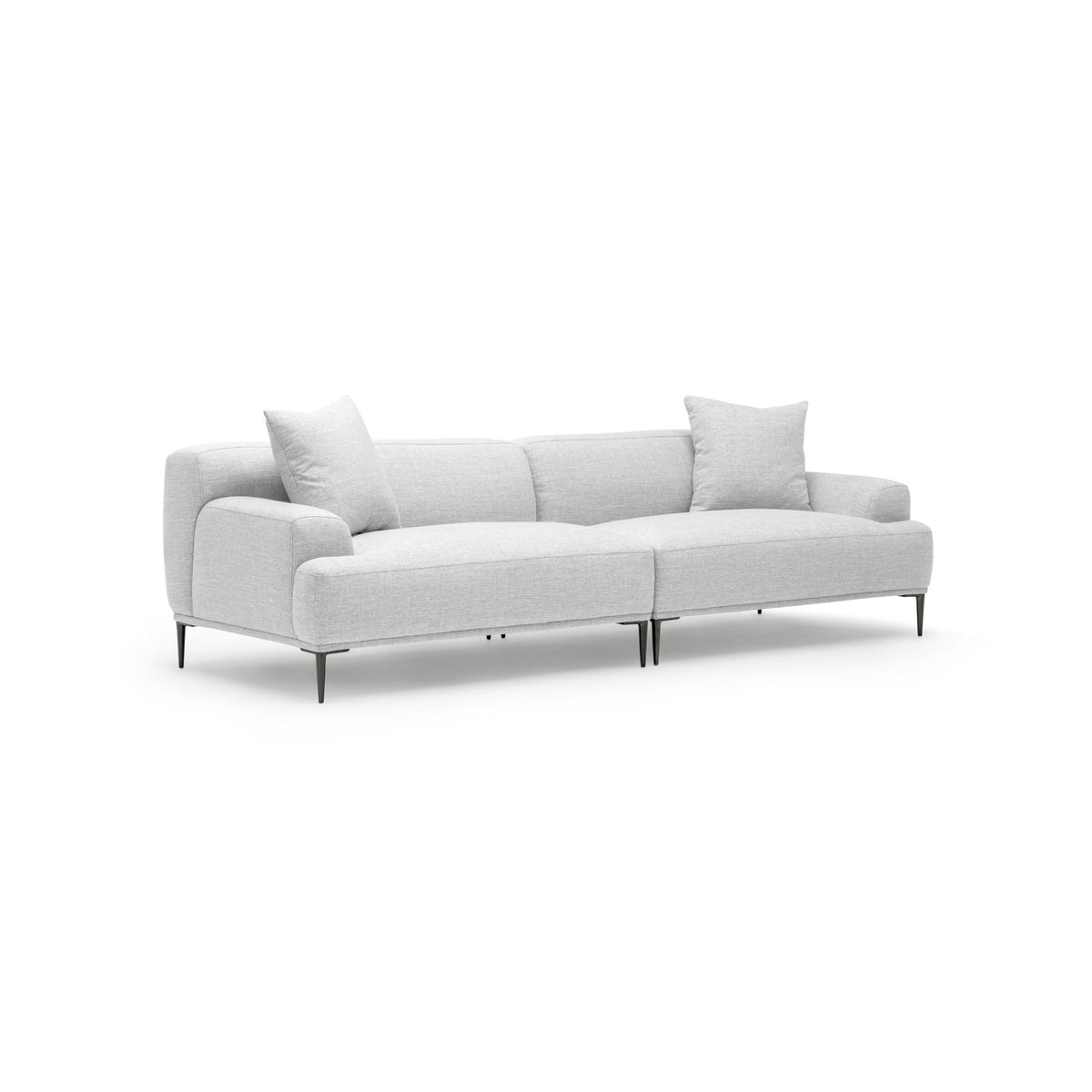 Amelia Sofa - Silver - Sectional Sofas Loom Collection Loom Collection Dubai