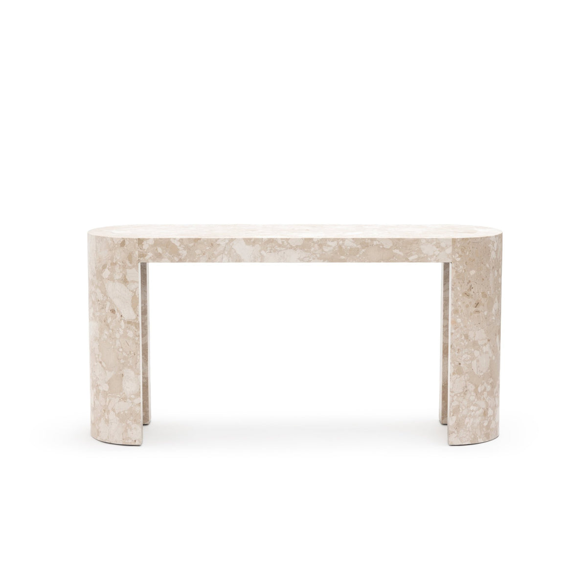 Arno Console Table - Kunis Breccia Marble