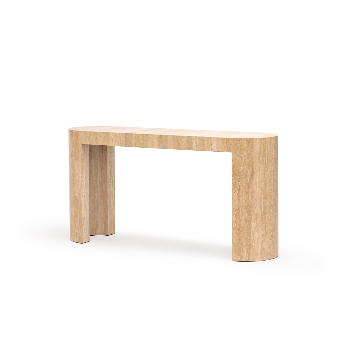 Arno Console Table - Travertine