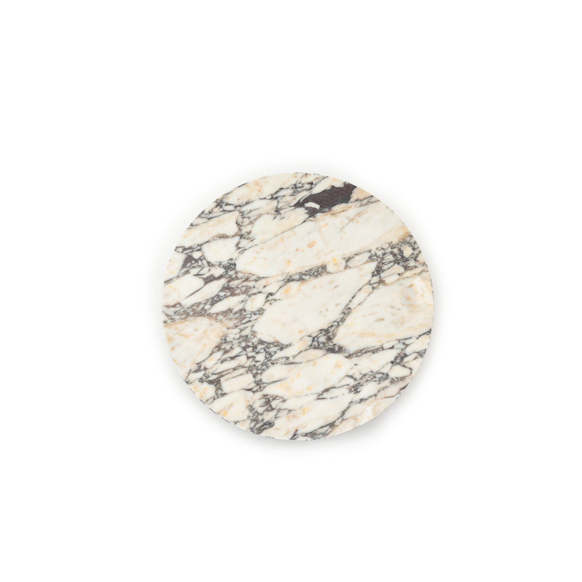 Arno Round Coffee Table - Calacatta Viola - Coffee Tables Loom Collection Loom Collection Dubai