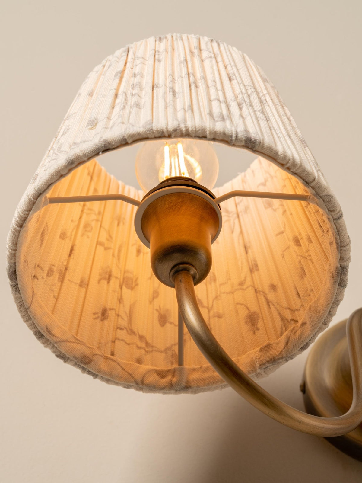 Ashbury Double Aged Brass Wall Light - Lights&Lamps Loom Collection Dubai