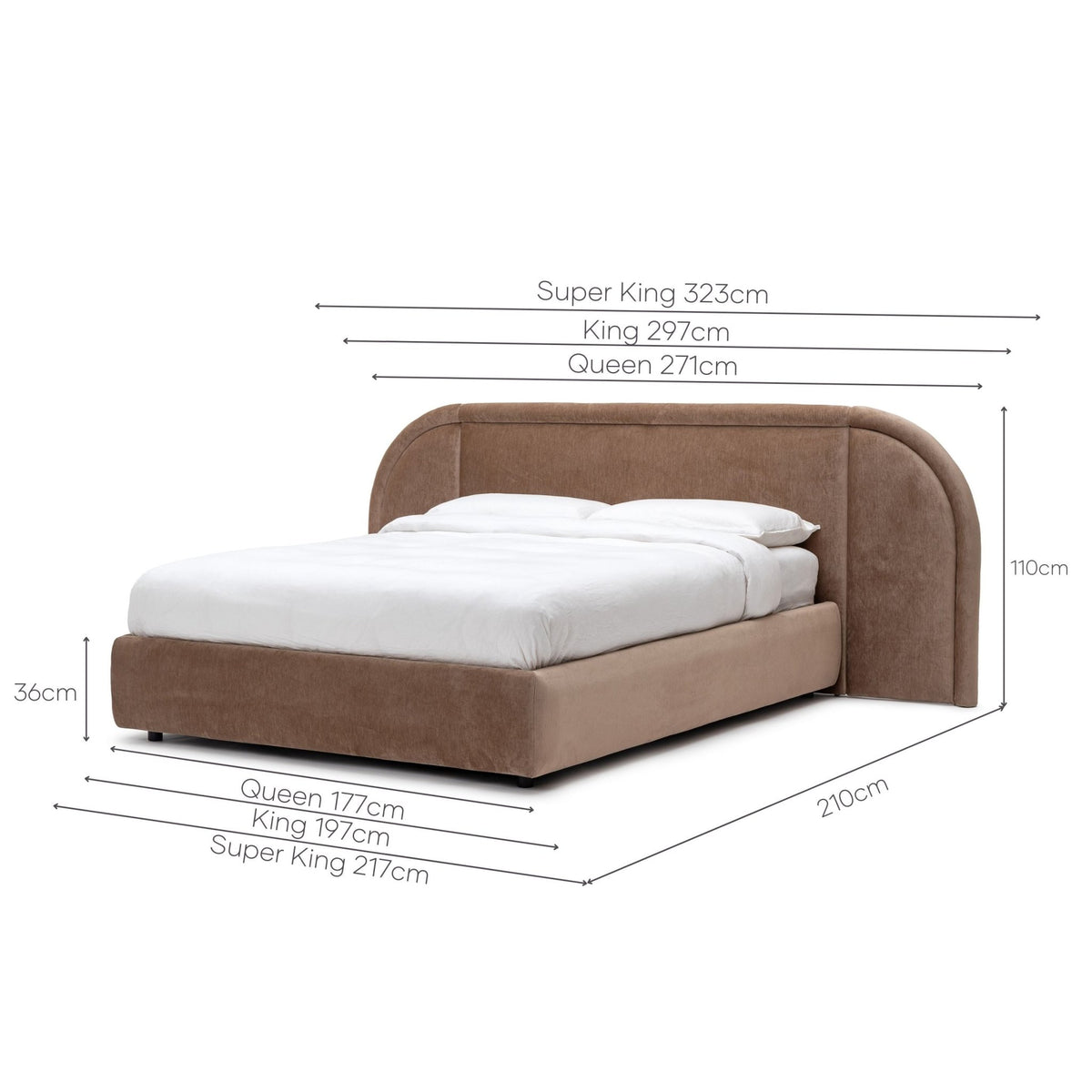 Atlas Bed With Storage - Rattan - Beds Loom Collection Loom Collection Dubai