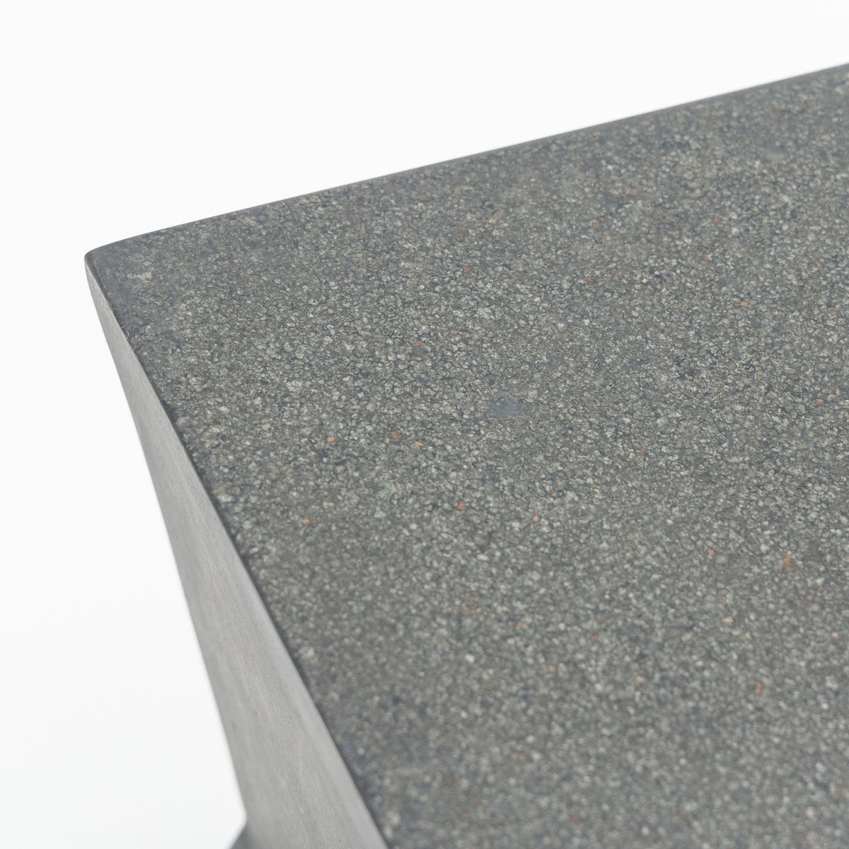 Atrium Stool - Cemento Graphite - Side Tables Loom Collection Loom Collection Dubai