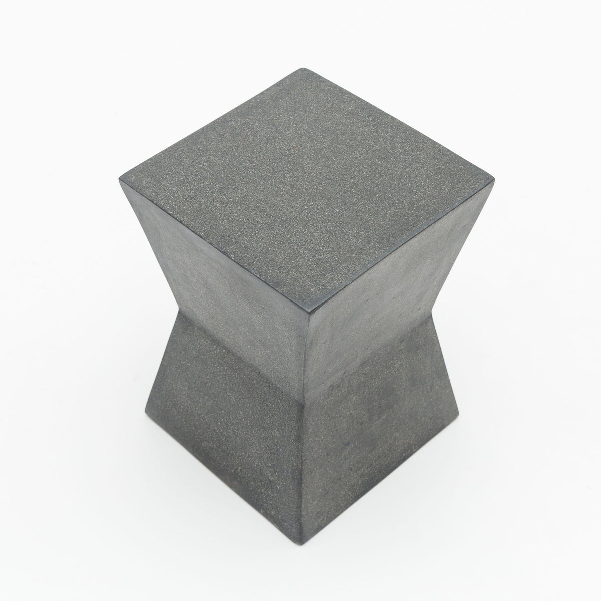 Atrium Stool - Cemento Graphite - Side Tables Loom Collection Loom Collection Dubai