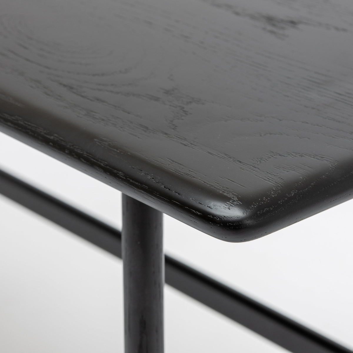 Author Desk Large - Black Oak