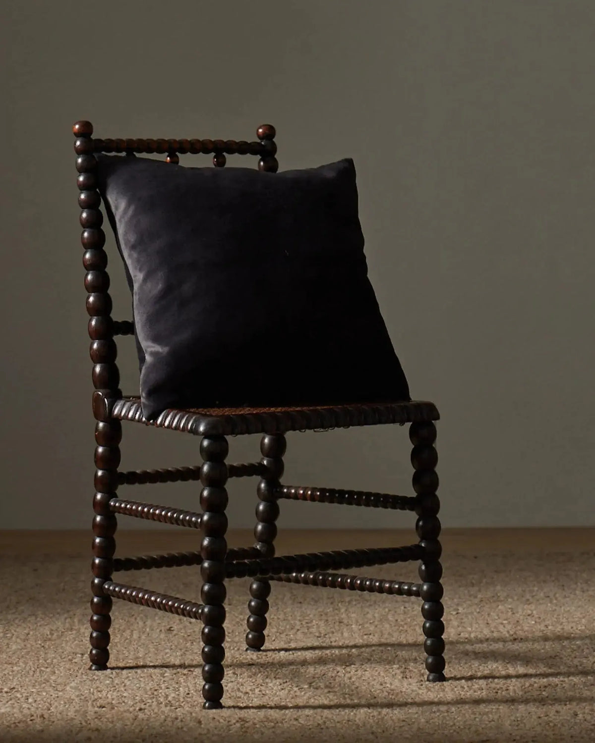 Ava 50Cm Cushion - Coal