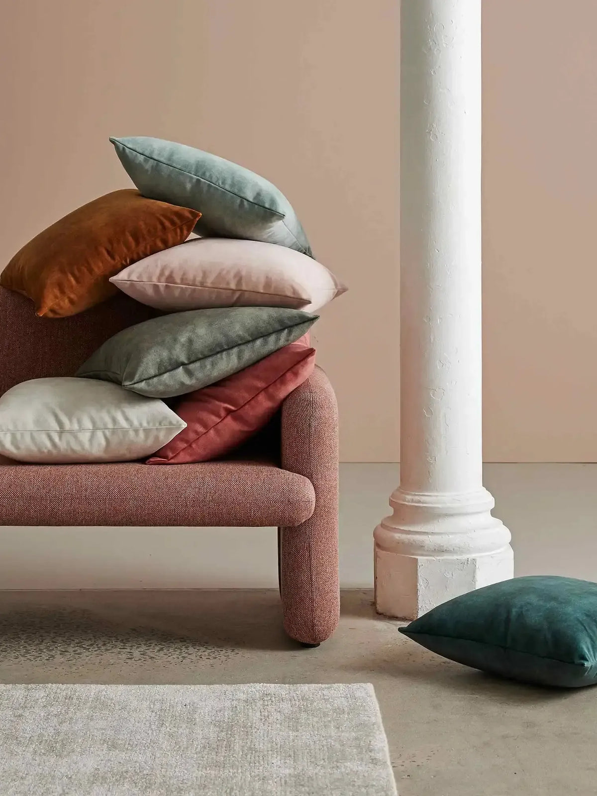 Ava 50Cm Cushion - Powder
