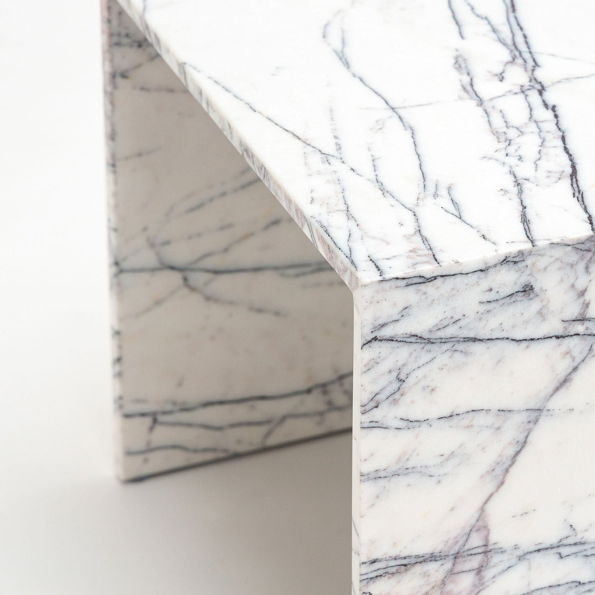 Avalon Side Table - New York Marble - Side Tables Loom Collection Loom Collection Dubai