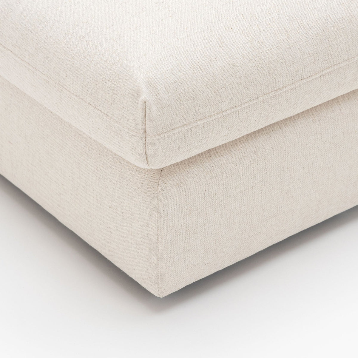 Avery Ottoman - Sand - Ottomans Loom Collection Loom Collection Dubai