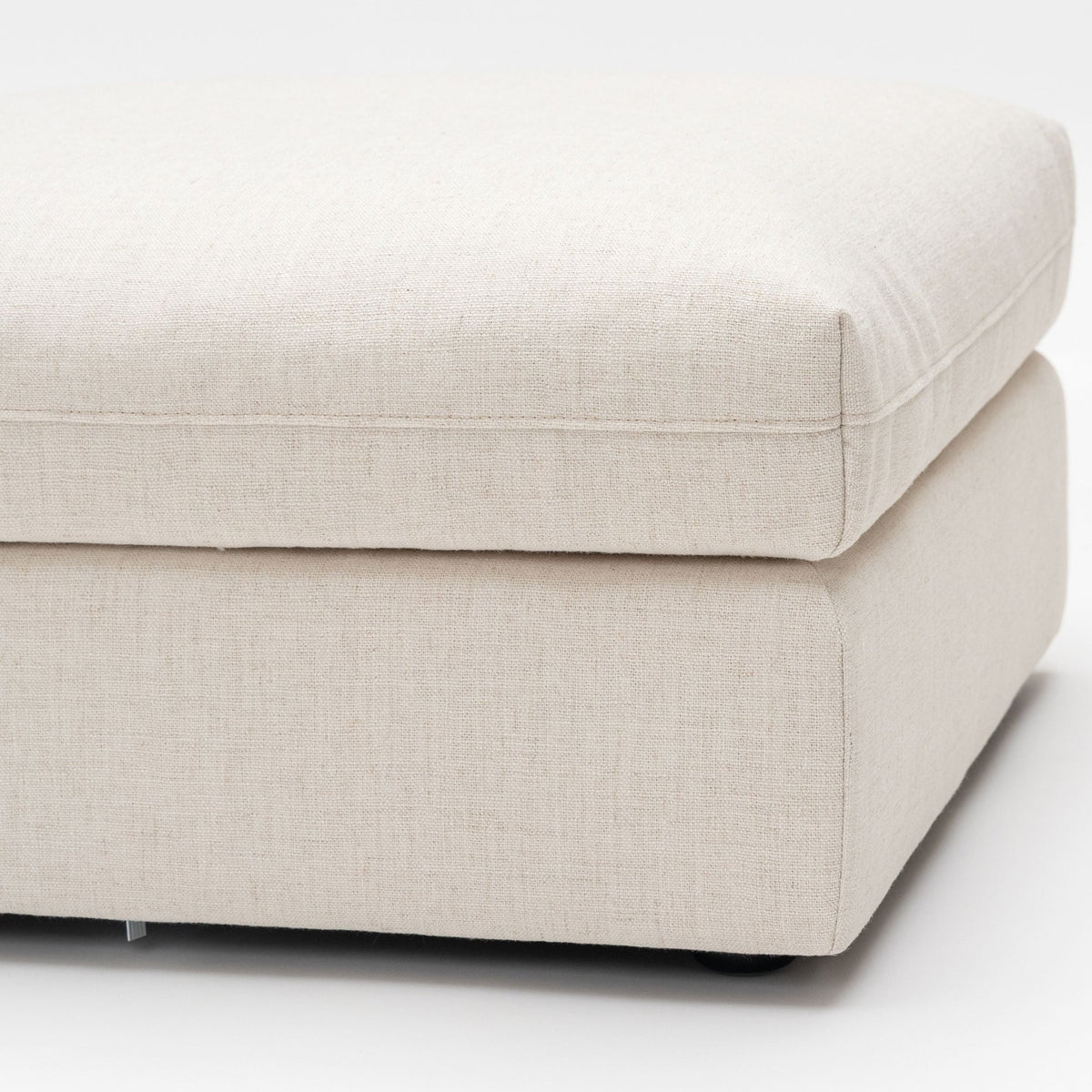 Avery Ottoman - Sand - Ottomans Loom Collection Loom Collection Dubai
