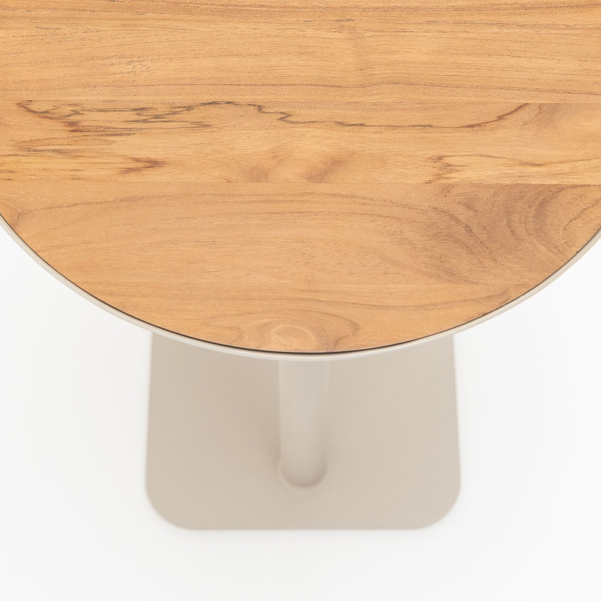 Bailey Round C Table - Cream - Side Tables Loom Collection Loom Collection Dubai