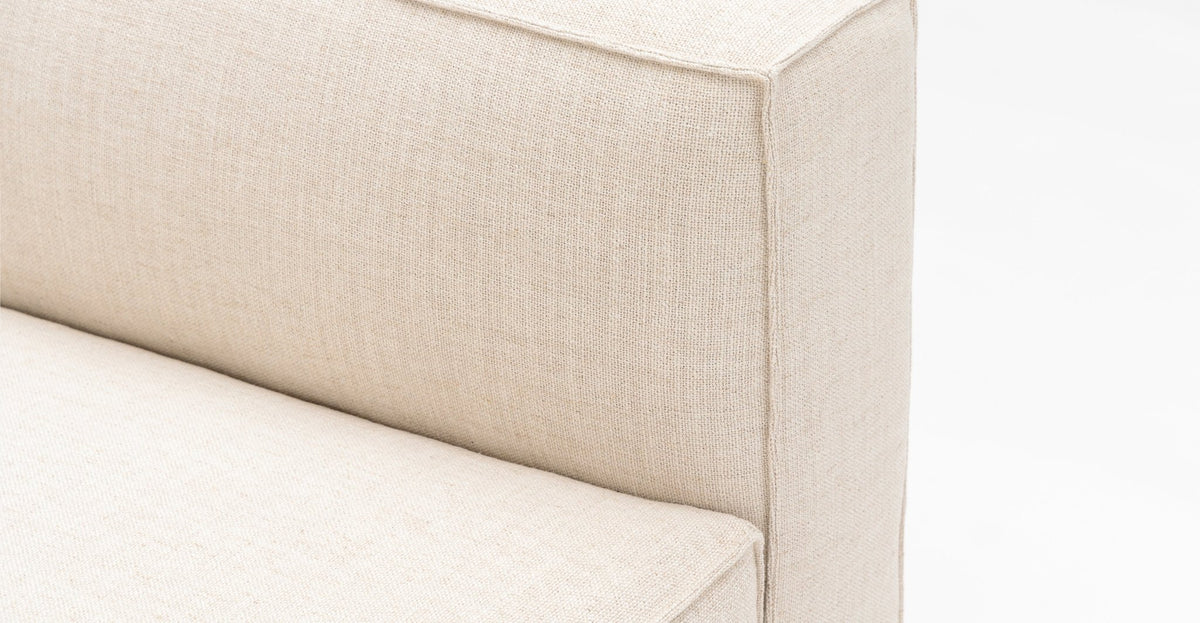 Baker 2 Seater Armless - Oatmeal