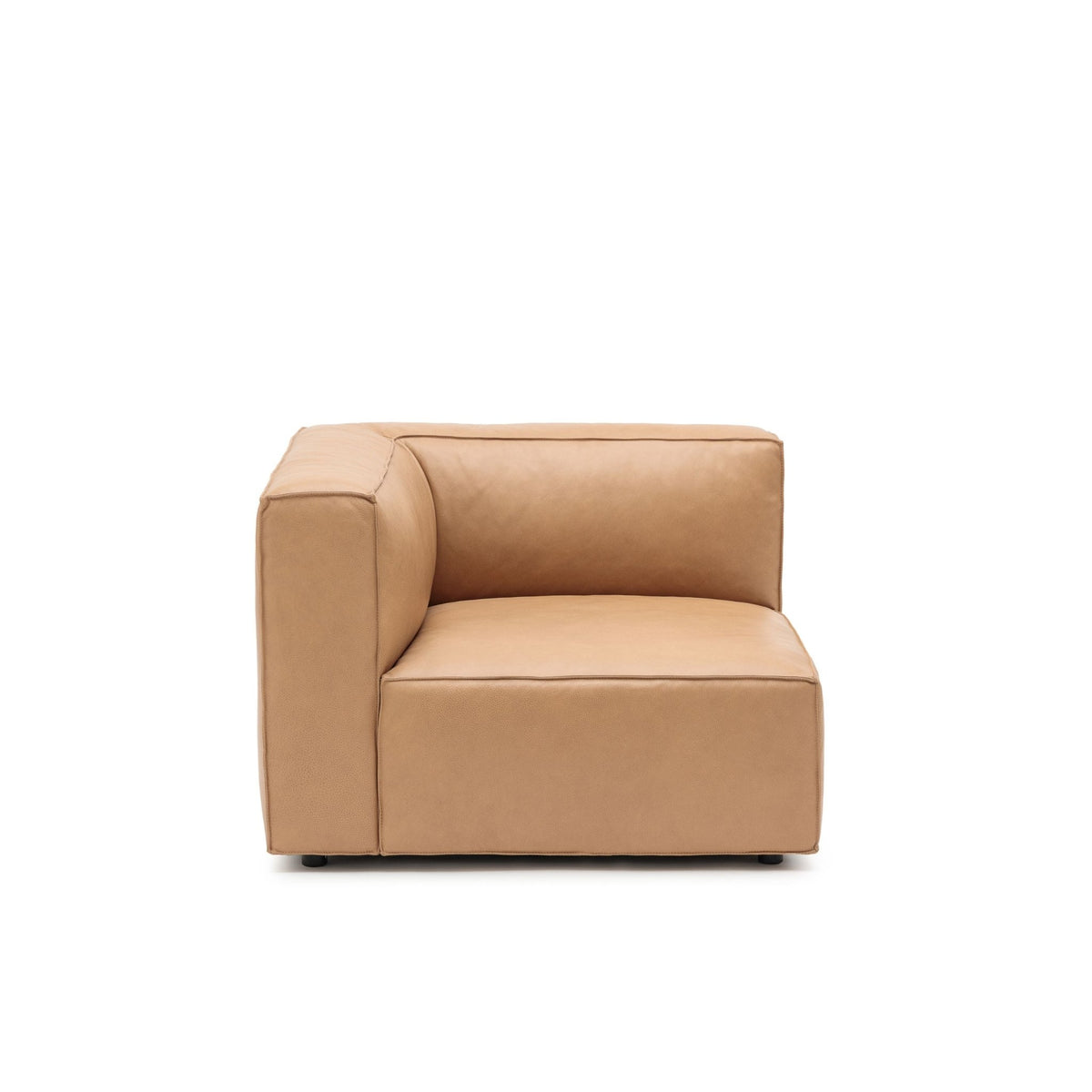Baker Corner - Pecan Leather - Modular Sofas Tolv Loom Collection Dubai