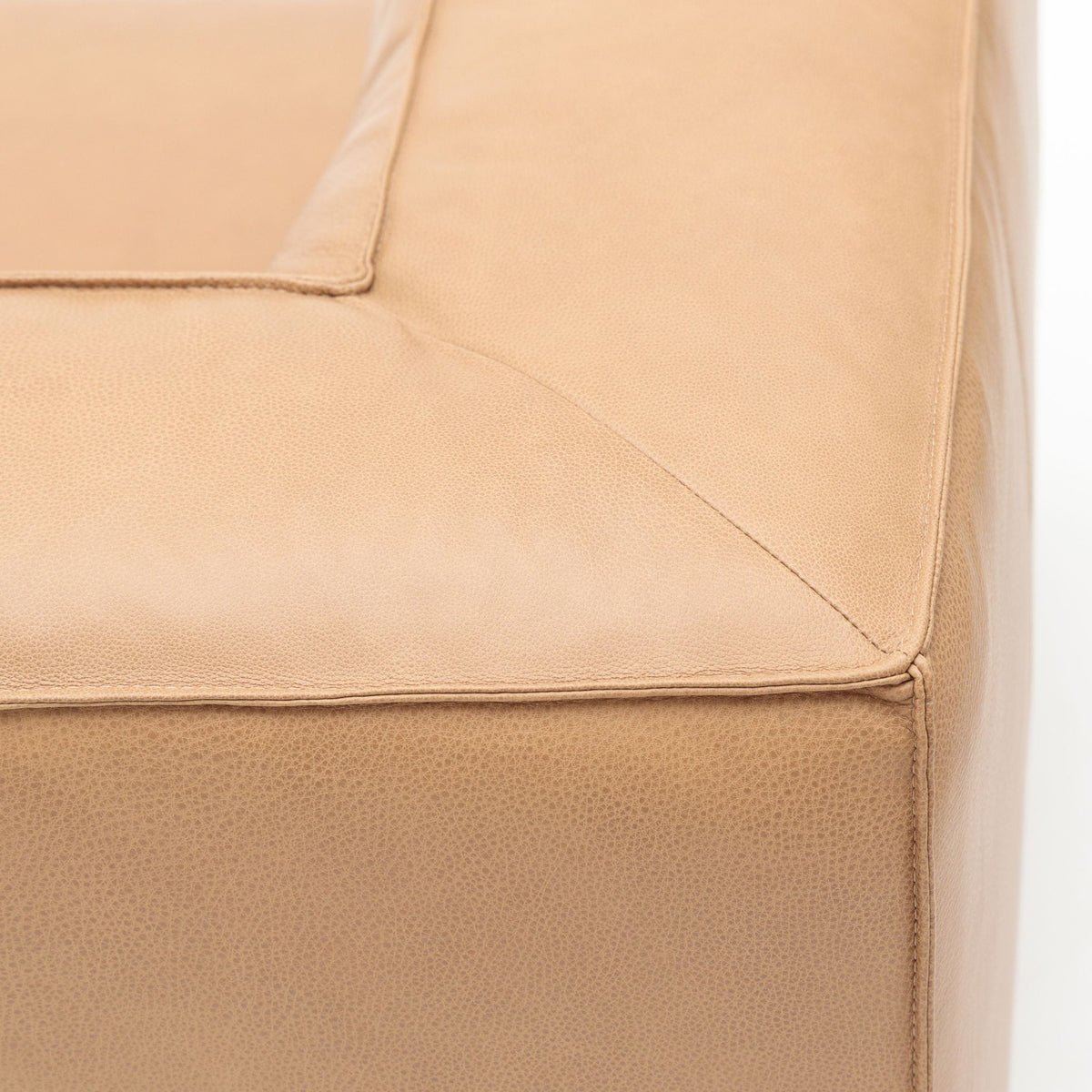 Baker Corner - Pecan Leather - Modular Sofas Tolv Loom Collection Dubai
