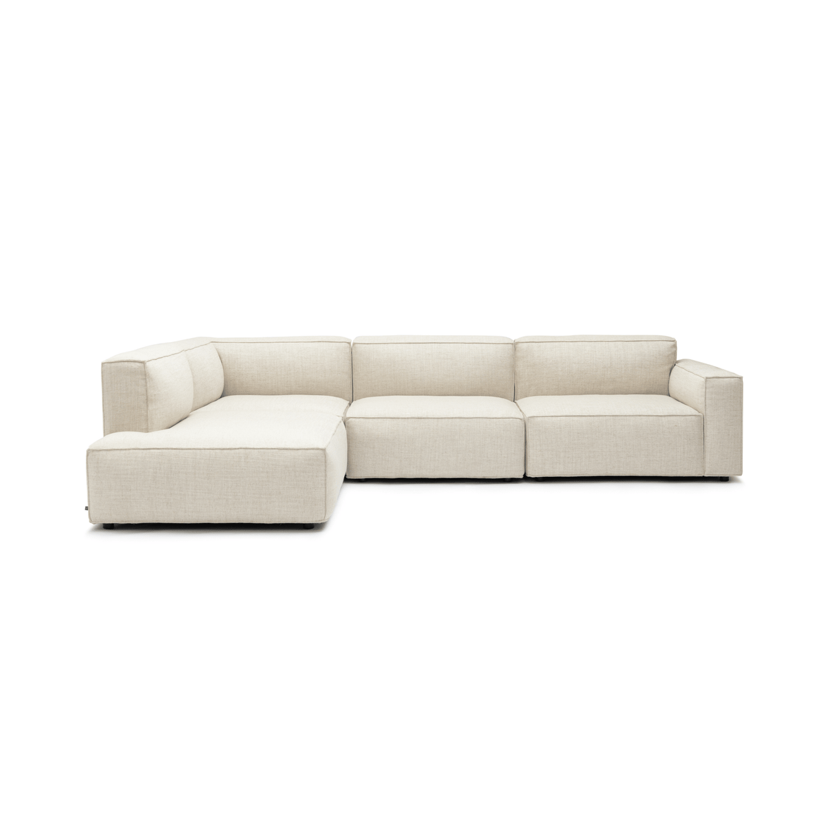 Baker Corner Sofa Set - Oatmeal - Modular Sofas Tolv Loom Collection Dubai