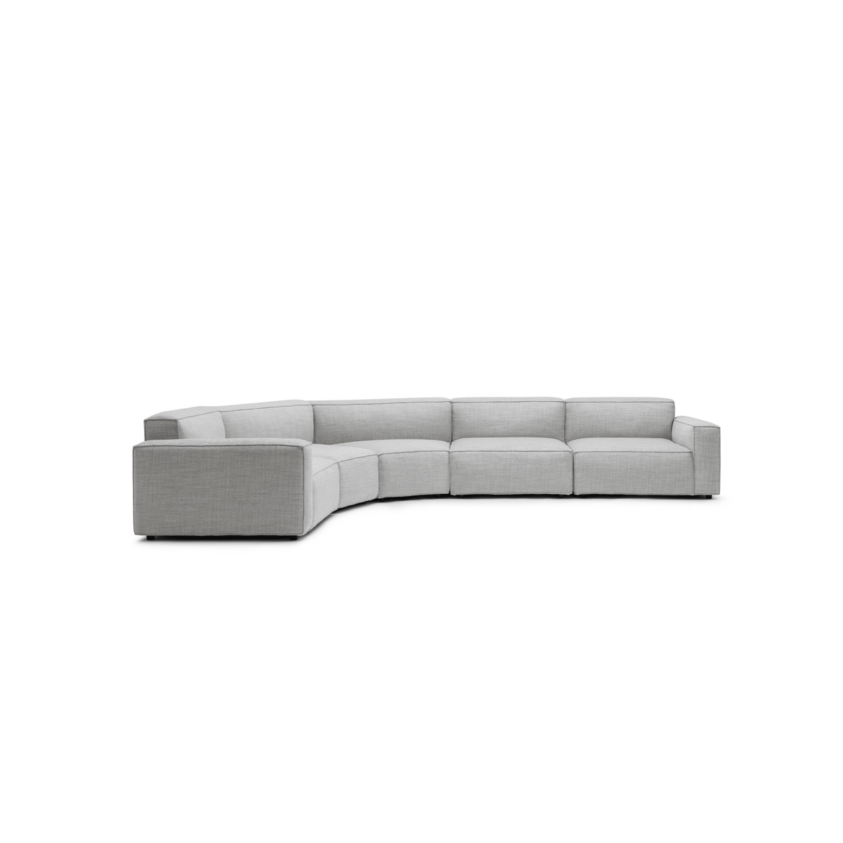 Baker Curved Extra Large Sofa - Diamond - Curved Sofas Tolv Loom Collection Dubai