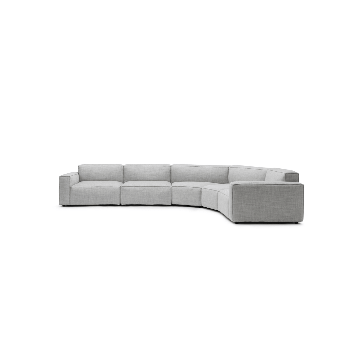 Baker Curved Extra Large Sofa - Diamond - Curved Sofas Tolv Loom Collection Dubai