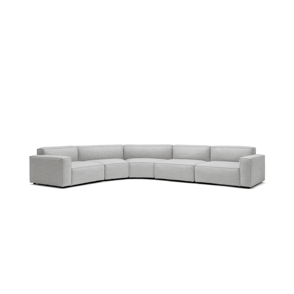 Baker Curved Extra Large Sofa - Diamond - Curved Sofas Tolv Loom Collection Dubai