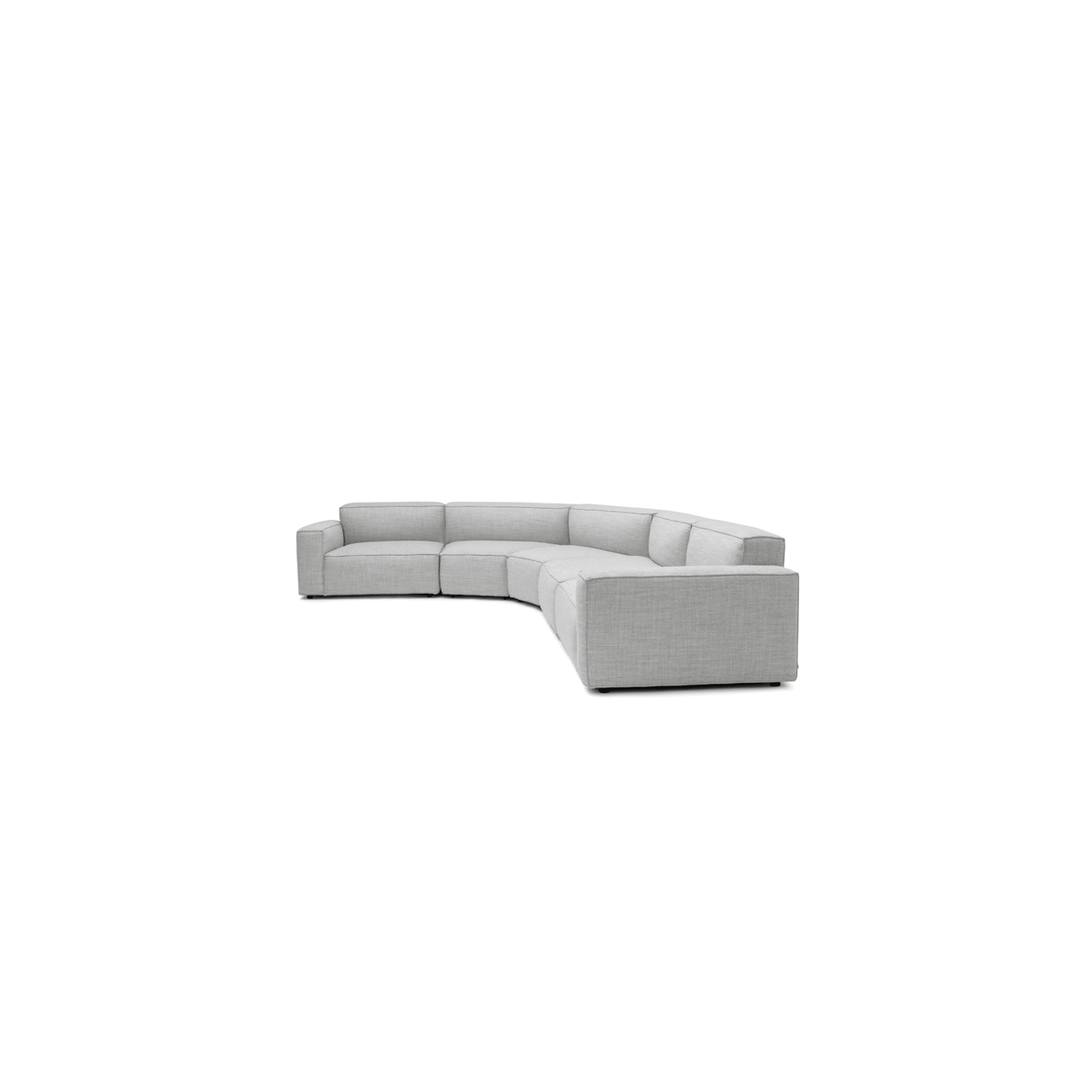 Baker Curved Extra Large Sofa - Diamond - Curved Sofas Tolv Loom Collection Dubai