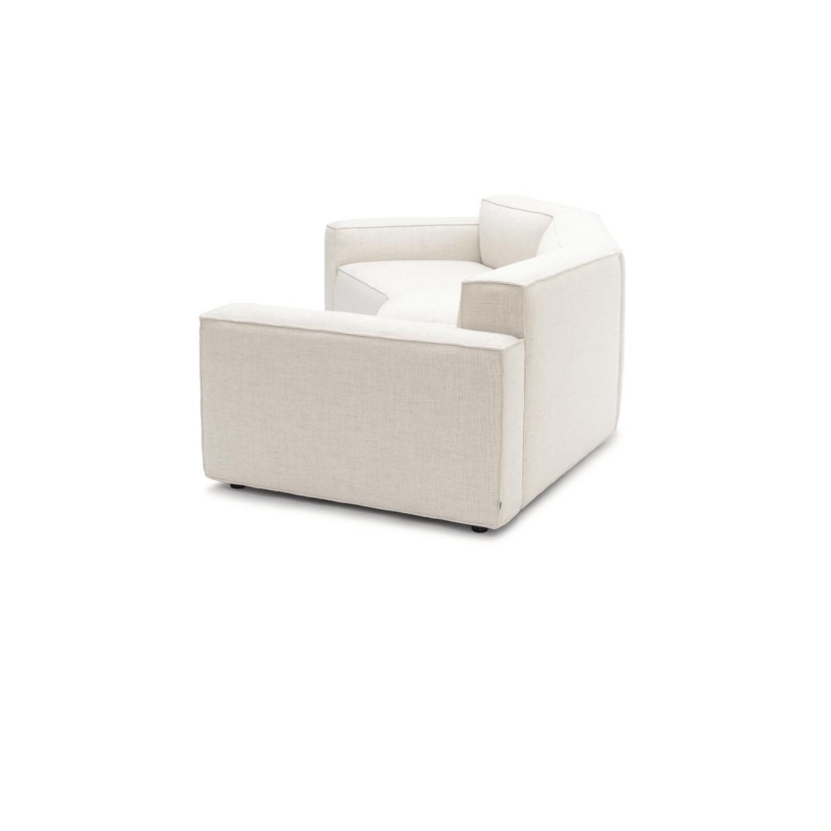 Baker Curved Sofa - Oatmeal - Curved Sofas Tolv Loom Collection Dubai