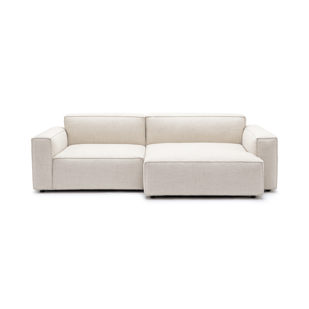 Baker L-Shaped - Oatmeal - Sectional Sofas Tolv Loom Collection Dubai