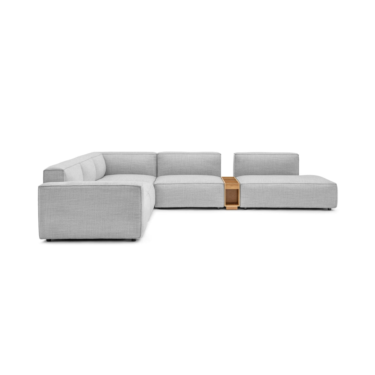 Baker Large Corner Sofa Set With Storage Table - Diamond - Modular Sofas Tolv Loom Collection Dubai