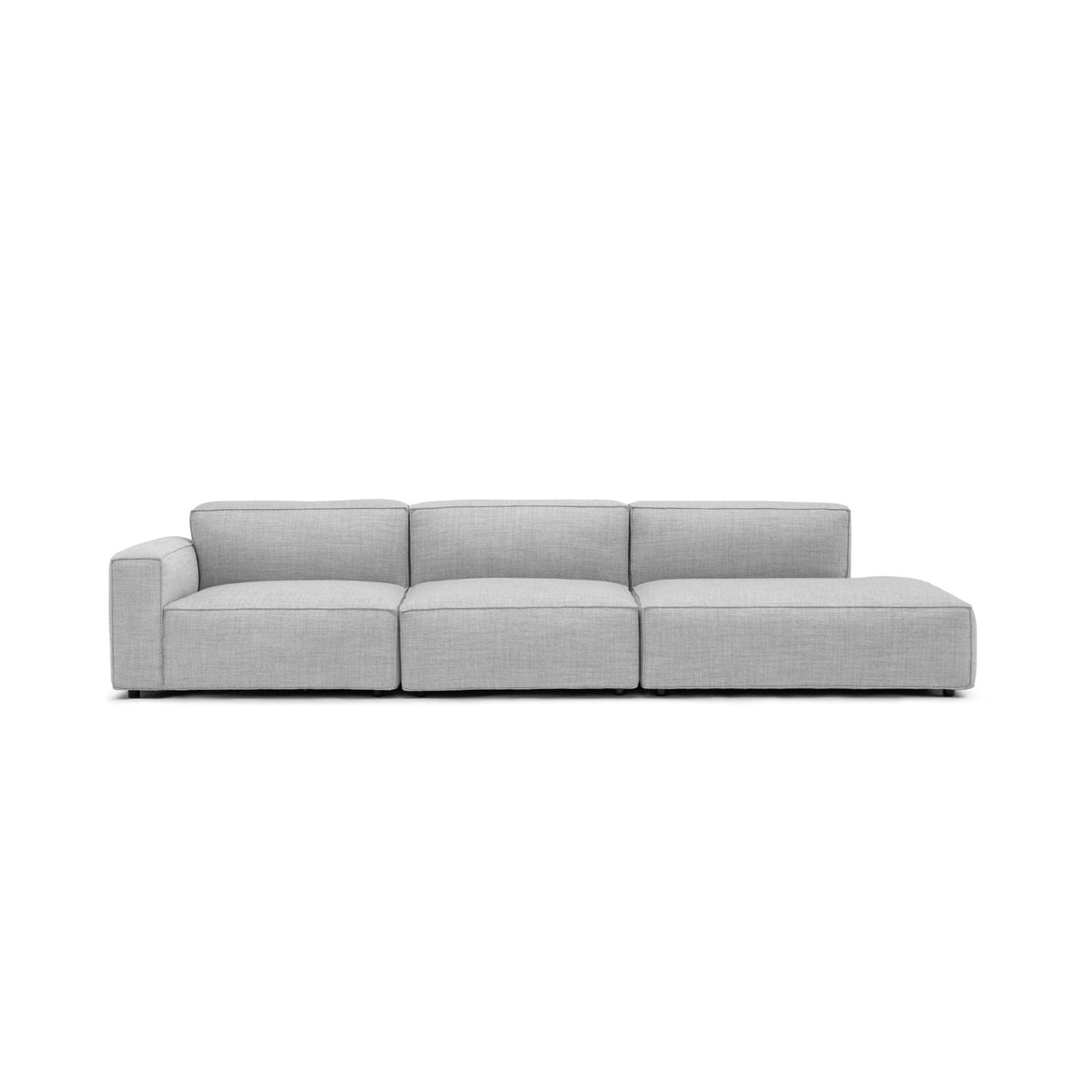 Baker Large Open End Sofa - Diamond - Modular Sofas Tolv Loom Collection Dubai
