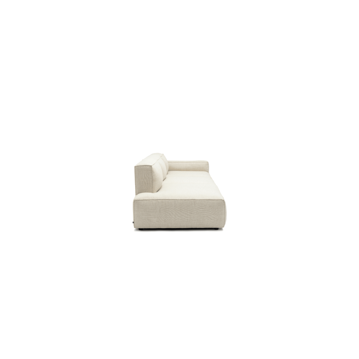 Baker Large Open End Sofa - Oatmeal - Modular Sofas Tolv Loom Collection Dubai