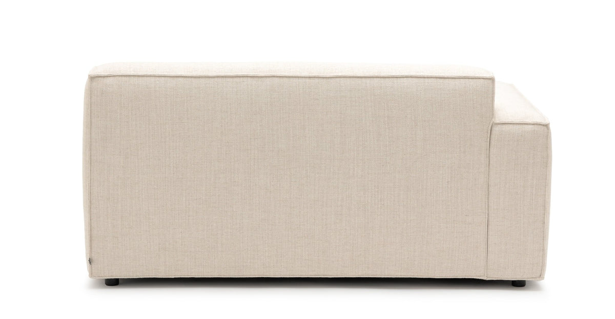 Baker Wide Left Arm - Oatmeal