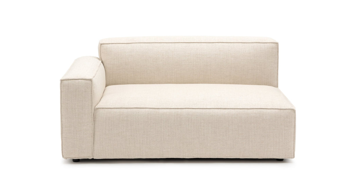 Baker Wide Left Arm - Oatmeal