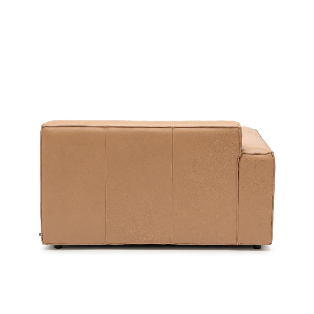 Baker Mega Left Arm - Pecan Leather - Modular Sofas Tolv Loom Collection Dubai